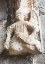  Eroded Image of Angel-Messengera Knight Templar Symbolon Exterior of Rosslyn Chapel.
copyright © Glenn Loney/The Everett Collection