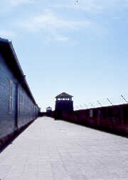 Guard-Towers and Barracks at Austrias Mauthausen Death Camp.
copyright © Glenn Loney/The Everett Collection 