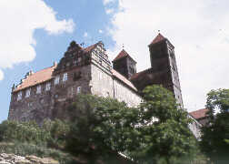 Towers of Quedlinburgs St. Sevatius Cathedral and Castle.
copyright © Glenn Loney/The Everett Collection